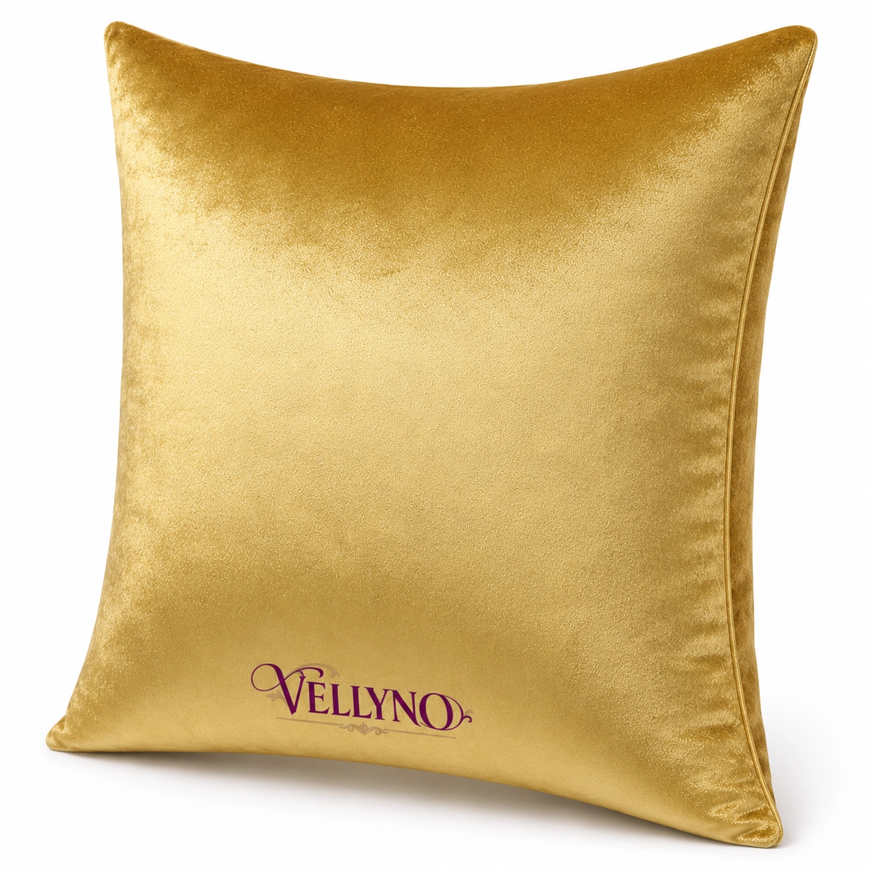 Vellyno | Gold Velvet Throw Pillow Covers Set of 2 - Image 4