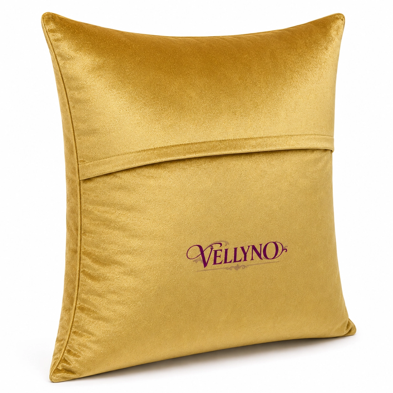 Vellyno | Gold Velvet Throw Pillow Covers Set of 2 - Image 6